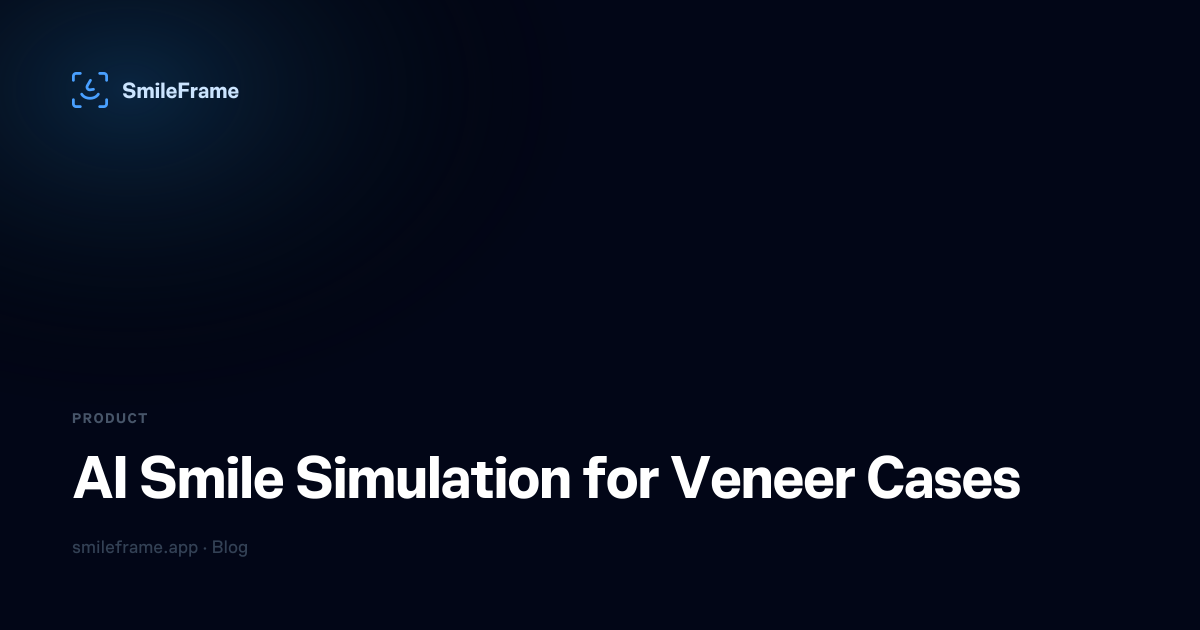 AI Smile Simulation for Veneer Cases