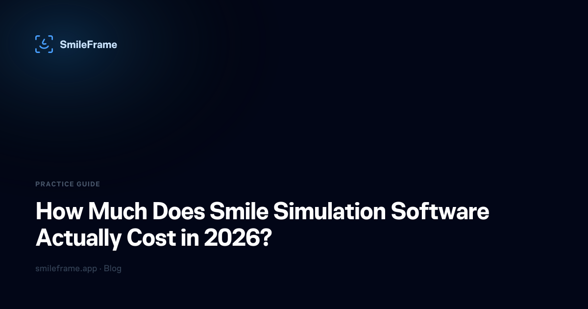 How Much Does Smile Simulation Software Actually Cost in 2026?
